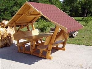 Mobilier lemn exterior 