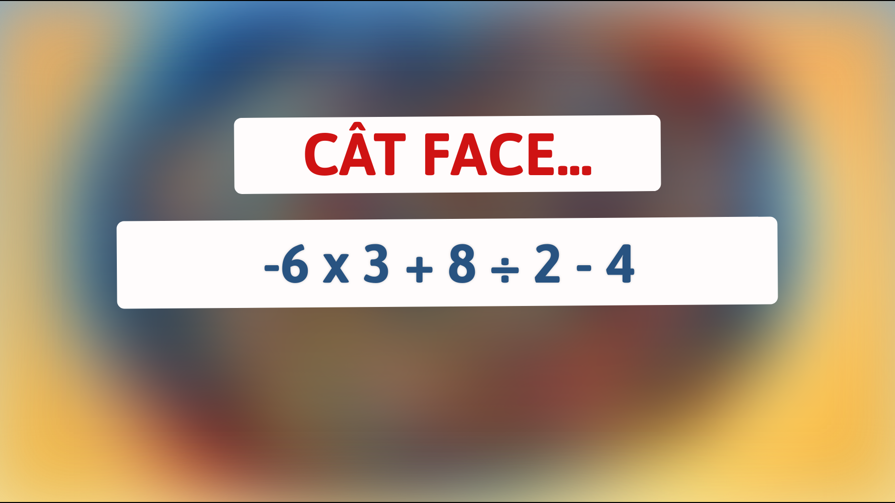ai curajul să încerci? doar mințile sclipitoare pot dezlega această ghicitoare matematică! tu reușești?"