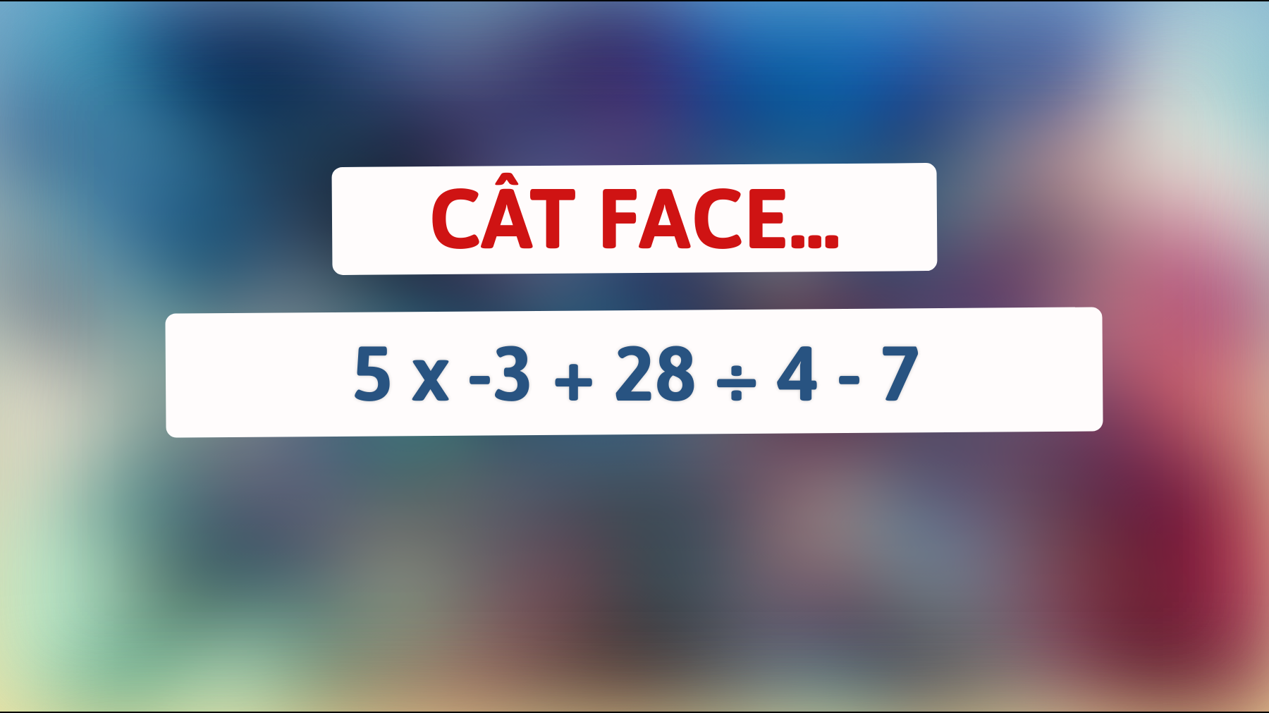 rezolvă această ecuație și descoperă dacă ai o minte genială! здіută de claritățile matematice?"