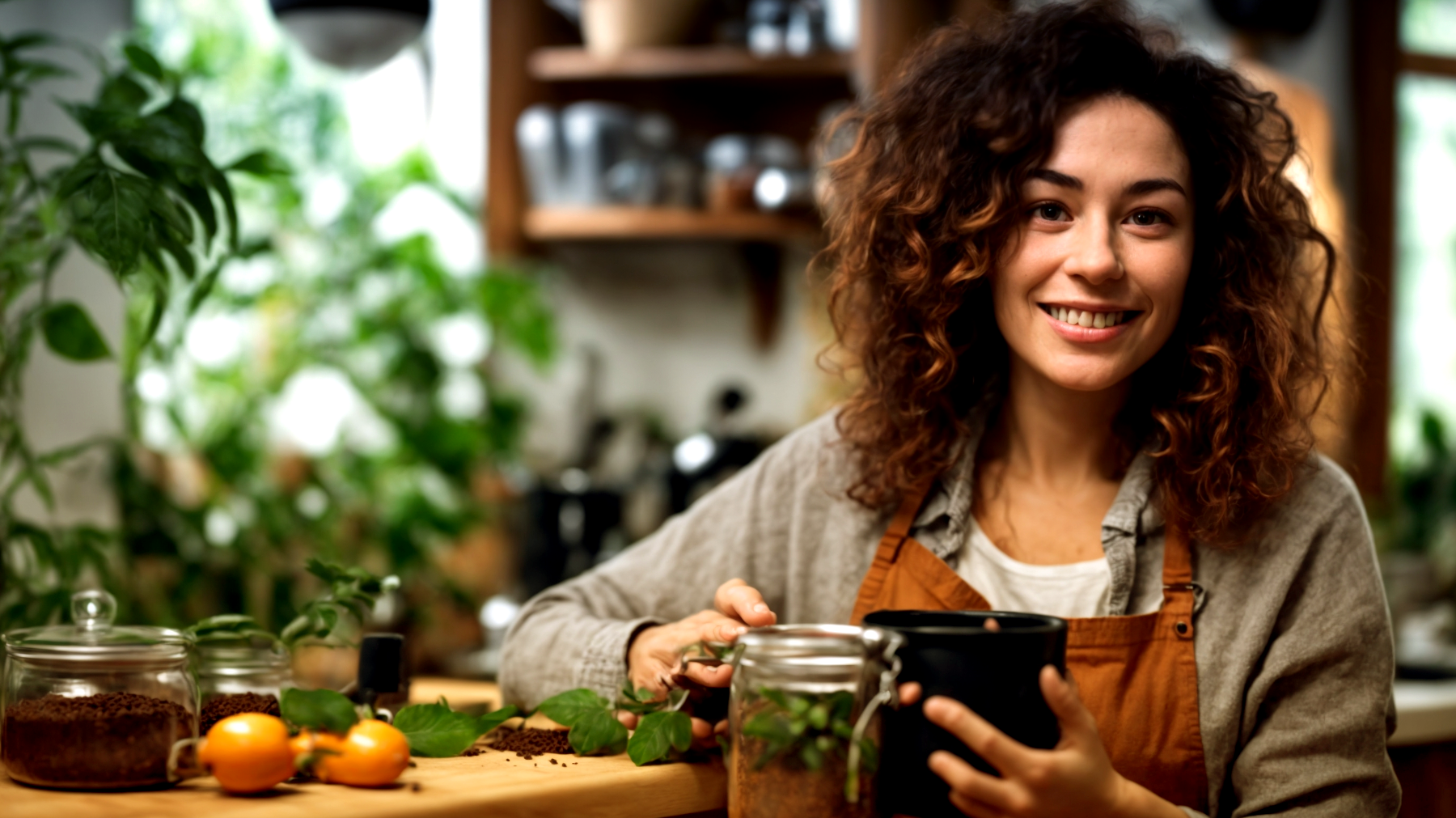 zaț de cafea grădină sustenabilitate"